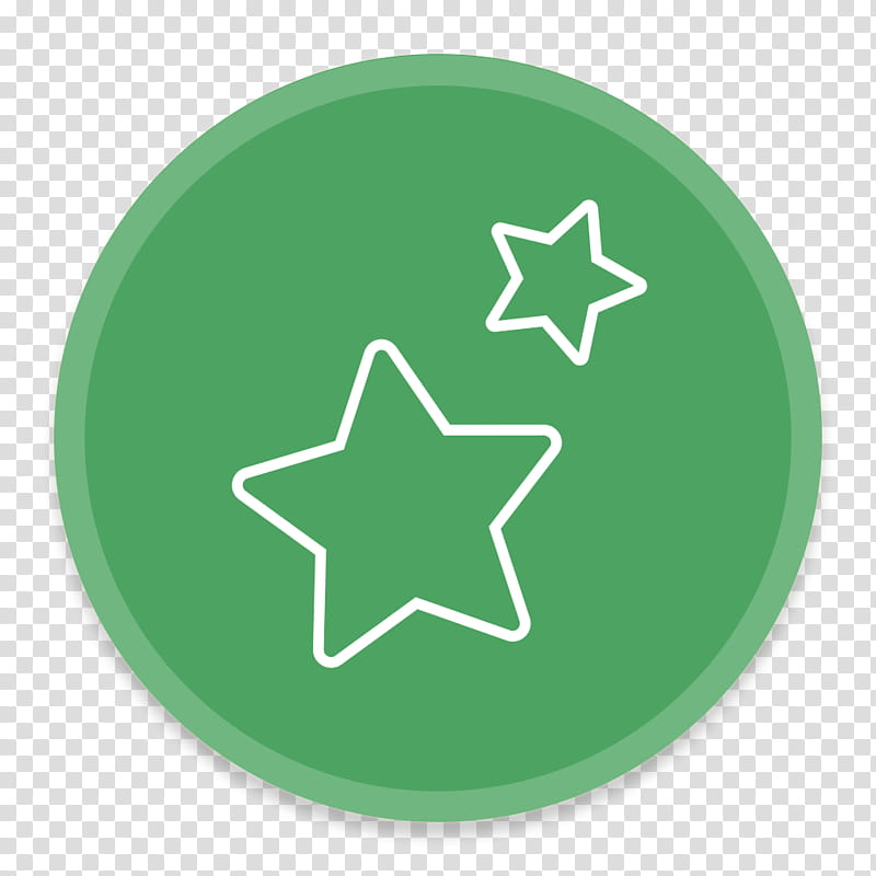Button UI Requests, two white stars inside green circle icon transparent background PNG clipart