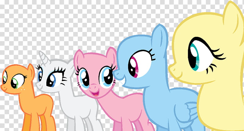 Mlp Base Mane   Ponies Requested transparent background PNG clipart