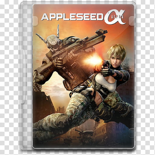 Movie Icon , Appleseed Alpha, Applesseed Alpha A DVD case transparent background PNG clipart