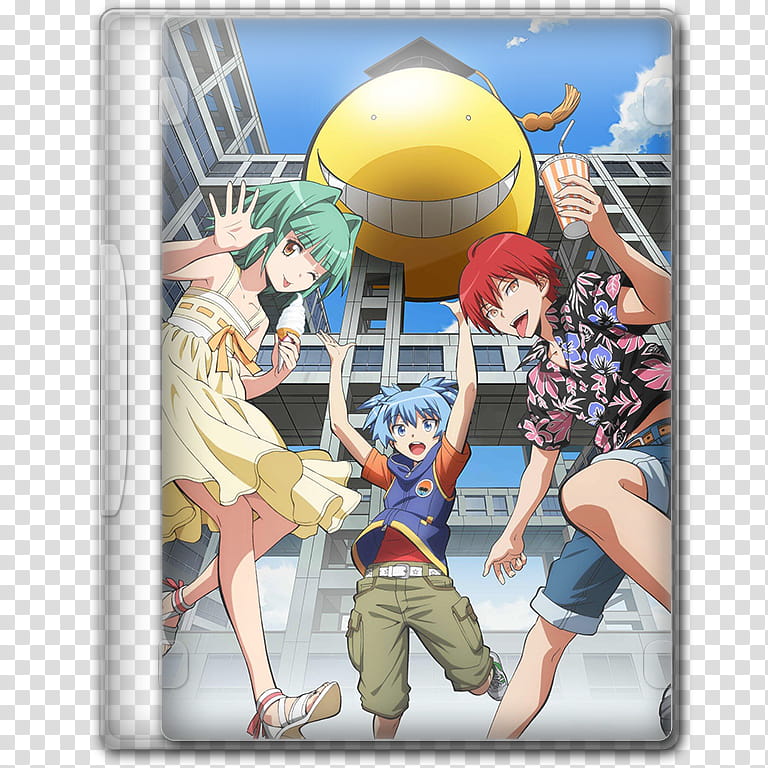 Anime  Winter Season Icon , Ansatsu Kyoushitsu, v, Assassination Classroom file folder transparent background PNG clipart