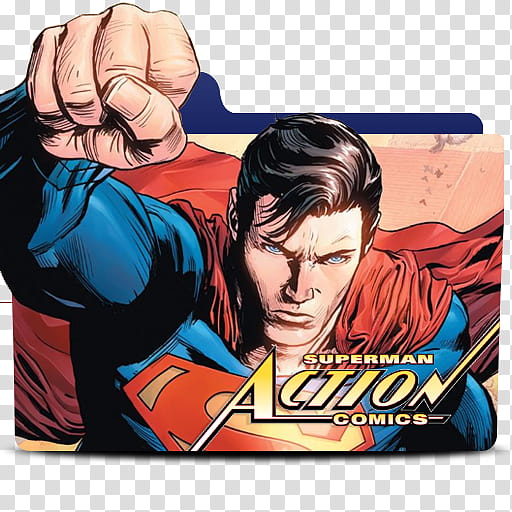 Action Comics Superman Rebirth Icon Folder transparent background PNG clipart