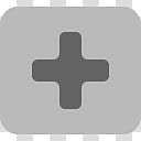 UnityGK guiKit, gray plus icon transparent background PNG clipart