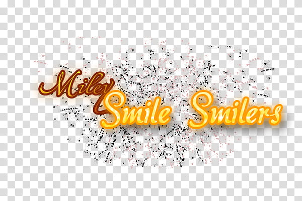 Texto Miley Smile Smilers transparent background PNG clipart