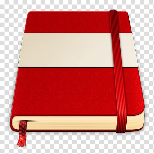 Red Moleskine Icons, moleskine red white  transparent background PNG clipart