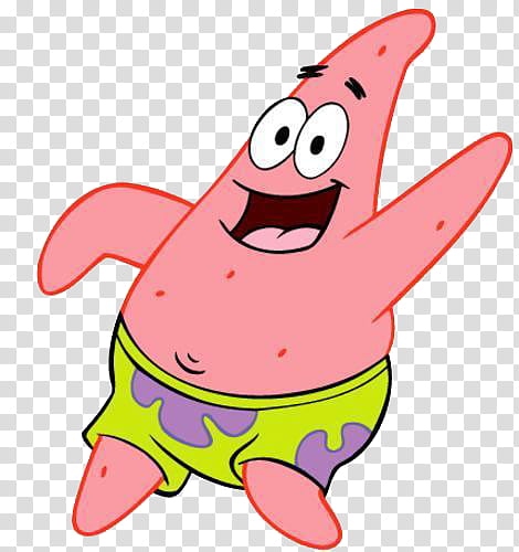 Bob esponja, Patrick from SpongeBob Squarepants transparent background PNG clipart