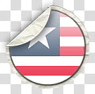 world flags, Liberia icon transparent background PNG clipart
