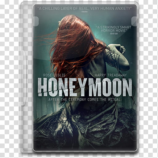Movie Icon Mega , Honeymoon, Honeymoon DVD case transparent background PNG clipart