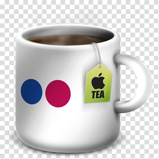 Apple Mug Icons and Extras, flickr-, white ceramic mug transparent background PNG clipart