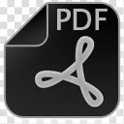 Albook extended dark , Adobe PDF icon transparent background PNG clipart