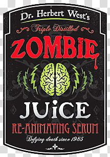 Poison Treats s, Zombie Juice transparent background PNG clipart