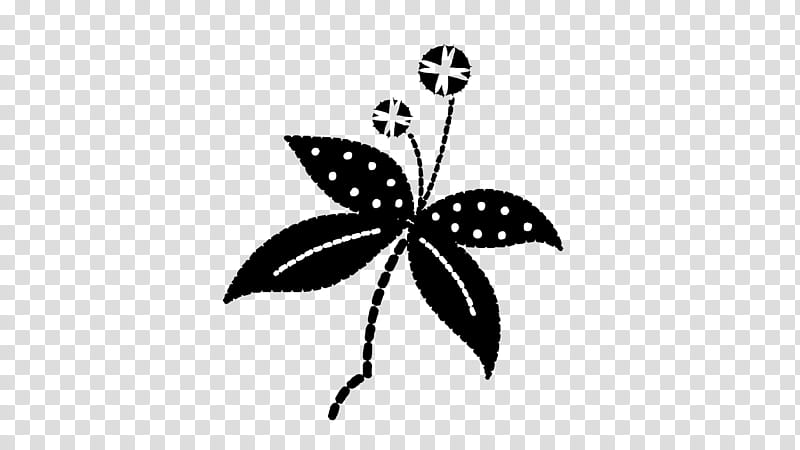 Ornamental, black and white flower illustration transparent background PNG clipart