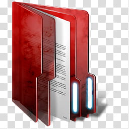 Red Windows  Folders, red folder logo transparent background PNG clipart