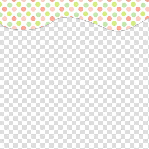 white, pink, and green polka-dot frame illustration transparent background PNG clipart