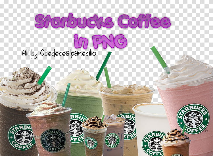 Starbucks Coffe in, Starbucks advertisement with text overlay transparent background PNG clipart