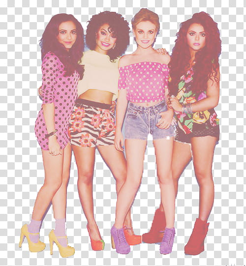 Little Mix, group of woman taking transparent background PNG clipart