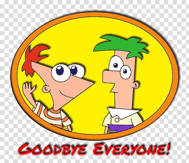 PnF: Goodbye! transparent background PNG clipart