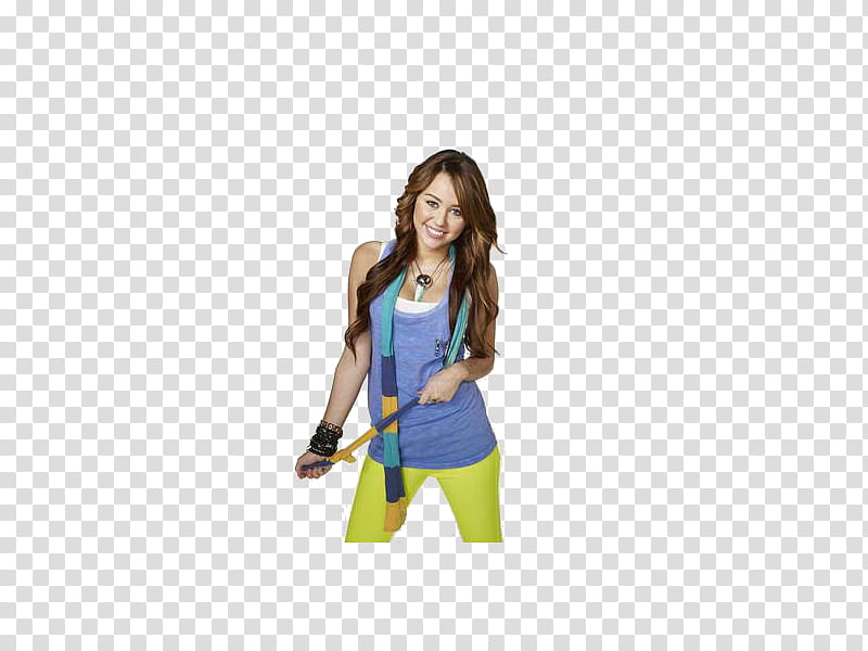 woman wearing purple tank top and green bottoms transparent background PNG clipart