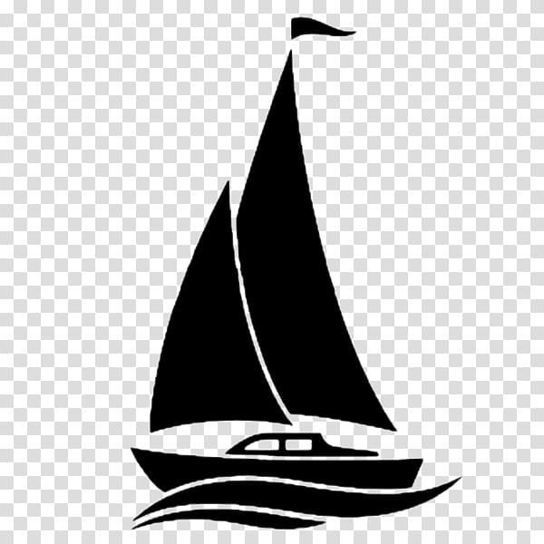 Boat, Sailboat, Sailing Ship, Black And White
, Watercraft, Caravel, Vehicle, Schooner transparent background PNG clipart