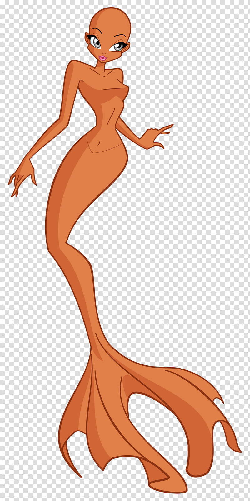 Mannequins Mermaid RAR , orange anime female character transparent background PNG clipart