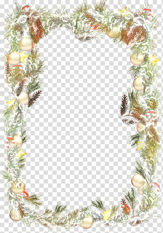 Christmas Frame, Christmas Ornament, Wreath, Spruce, Twig, Christmas Day, Frames, Plant transparent background PNG clipart