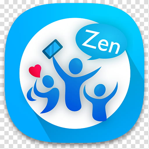 Zen Circle, Asus, Android, Asus Zen Ui, Asus Zenfone, Theme, Mobile Phones, Turquoise transparent background PNG clipart