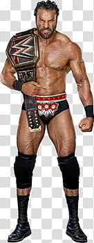 JINDER MAHAL WWE CHAMPION FULL BODY transparent background PNG clipart