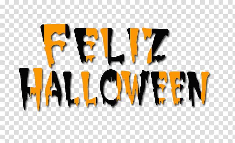 Halloween, feliz Halloween text illustration transparent background PNG clipart