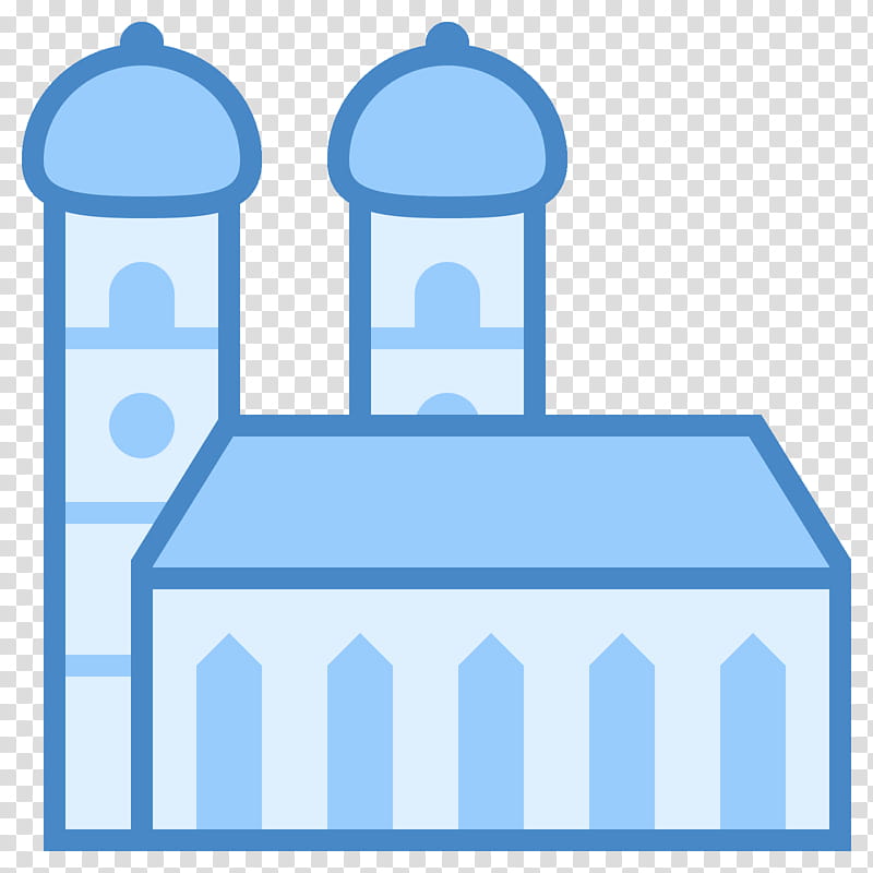 Cartoon Computer, Frauenkirche Munich, Computer Software, Blue, Line, Area, Facade transparent background PNG clipart