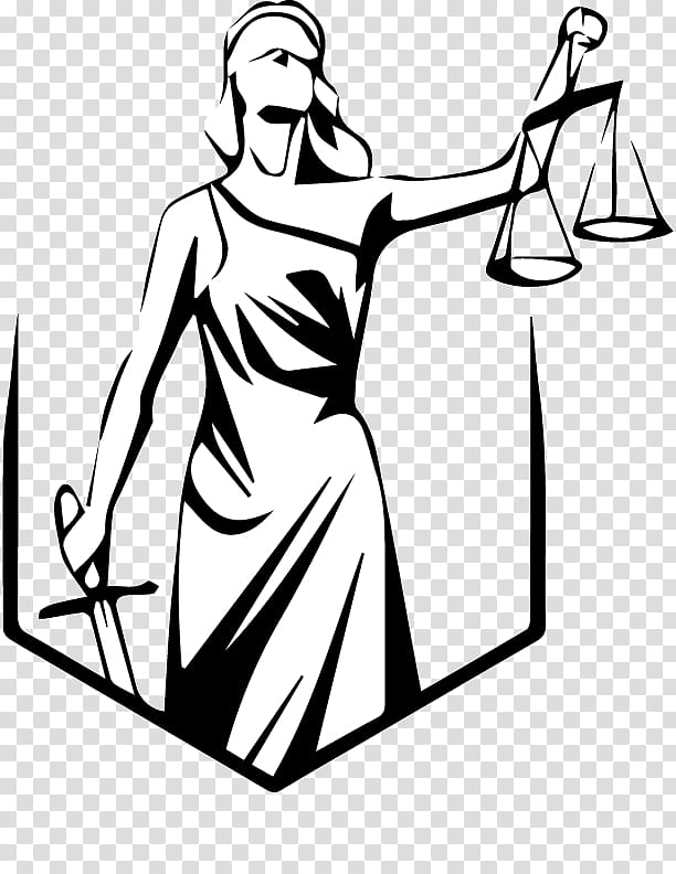 Lady Justice Clothing, Themis, Drawing, Judge, White, Woman, Black, Black And White transparent background PNG clipart