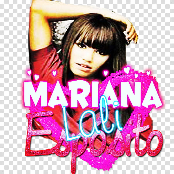 Mariana Lali Esposito Texto para MiliiCorbalan transparent background PNG clipart