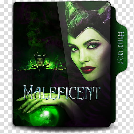 Folder Icon , Maleficent () transparent background PNG clipart