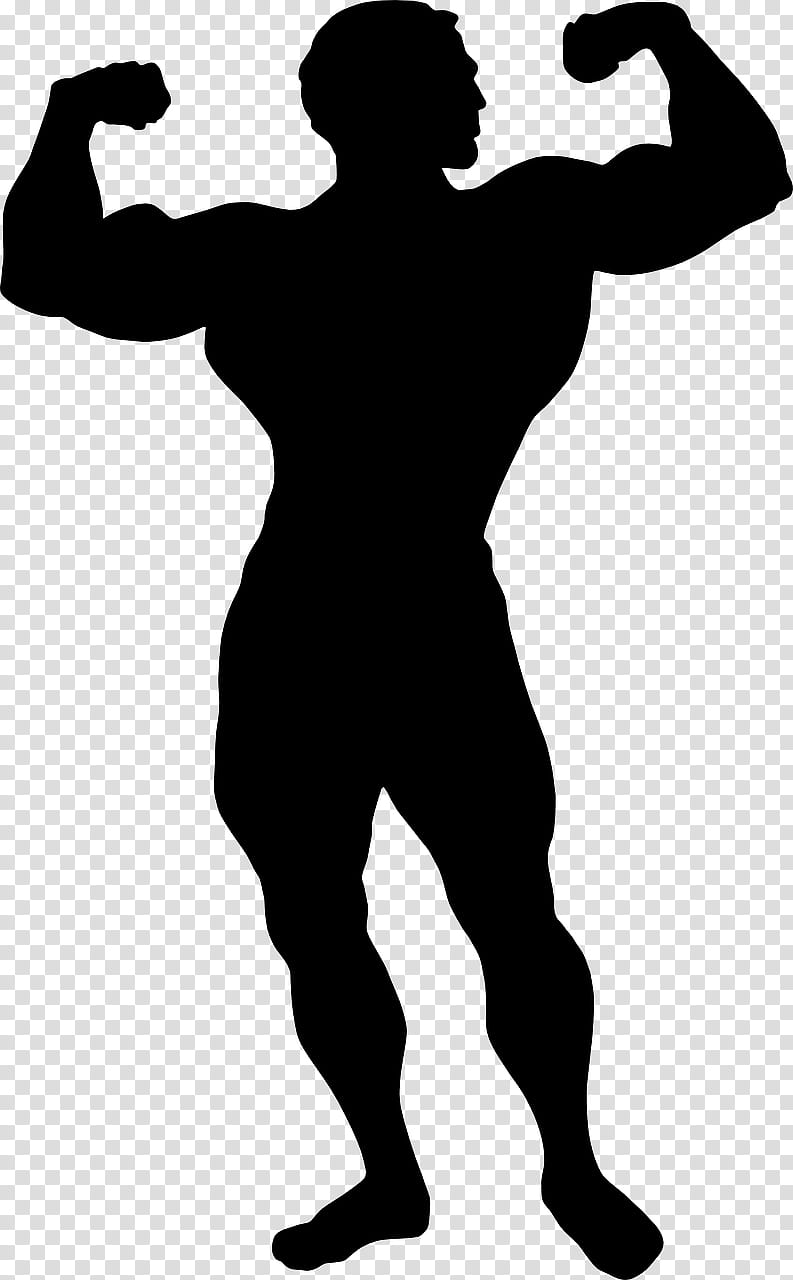 Fitness, Bodybuilding, Silhouette, Muscle, Exercise, Physical Fitness, Physical Strength, International Federation Of Bodybuilding Fitness transparent background PNG clipart