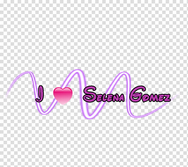 I love Selena Gomez Texto transparent background PNG clipart