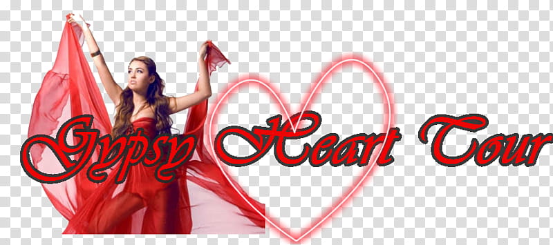 Miley Cyrus, Gypsy heart tour transparent background PNG clipart