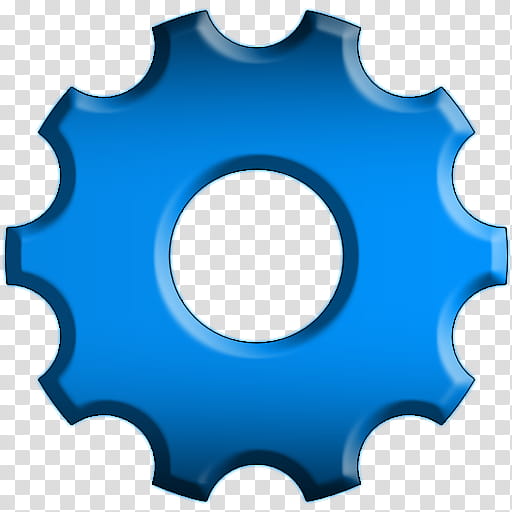 Icon Relieve Azul, cogwheel transparent background PNG clipart