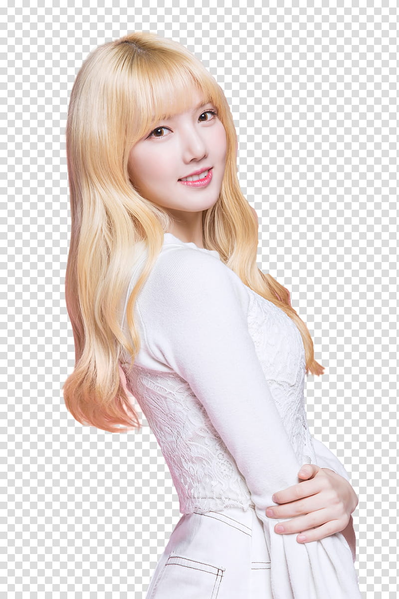 GFriend, woman in white top transparent background PNG clipart