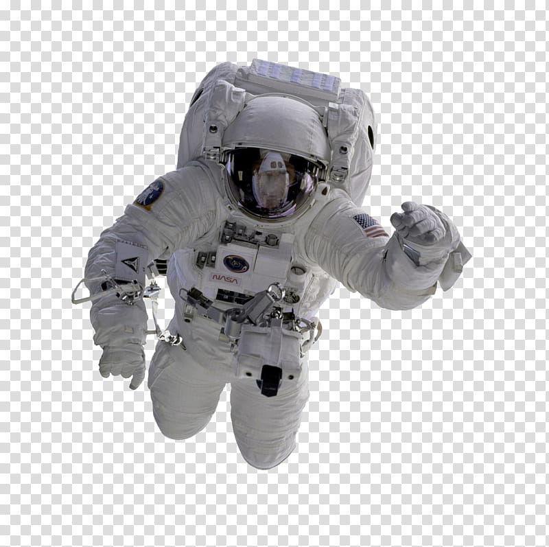 , white astronaut transparent background PNG clipart