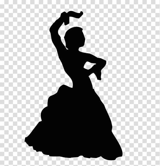 Dancer Silhouette, Sevillanas, Flamenco, Rhythm, Drawing, Theatre, Castanets, Ballroom Dance transparent background PNG clipart