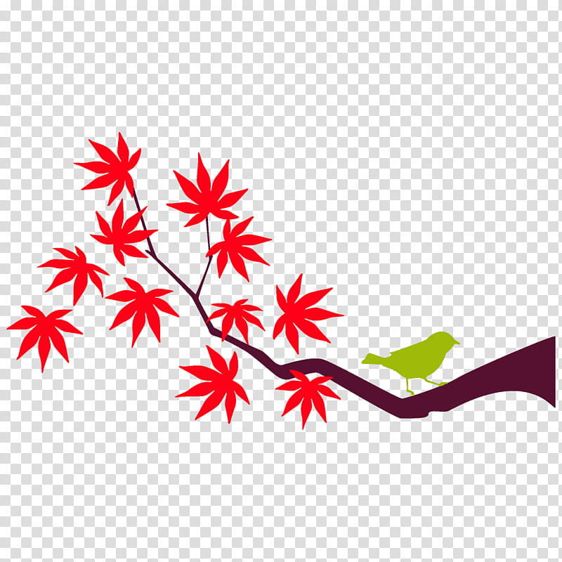 maple branch maple leaves autumn tree, Fall, Leaf, Red, Plant, Maple Leaf transparent background PNG clipart