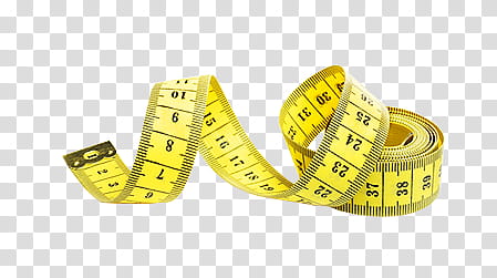 Measure, yellow tape measure transparent background PNG clipart