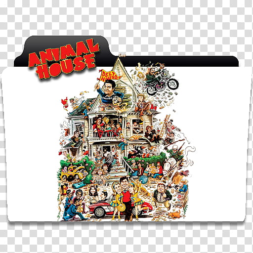 Epic  Movie Folder Icon Vol , Animal House transparent background PNG clipart