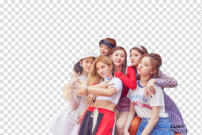 RENDER  G I DLE, Korean girl group transparent background PNG clipart