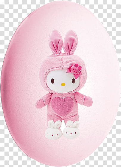 Free Hello Kitty Easter Eggs transparent background PNG clipart