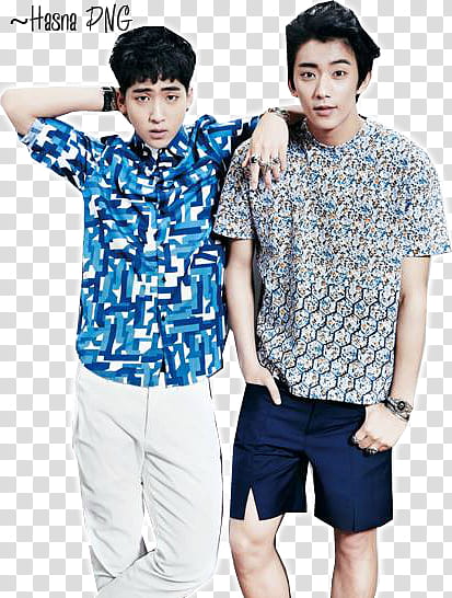Render BA Baro and Gongchan transparent background PNG clipart
