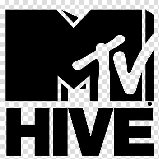 TV Channel icons pack, mtv hive black transparent background PNG clipart