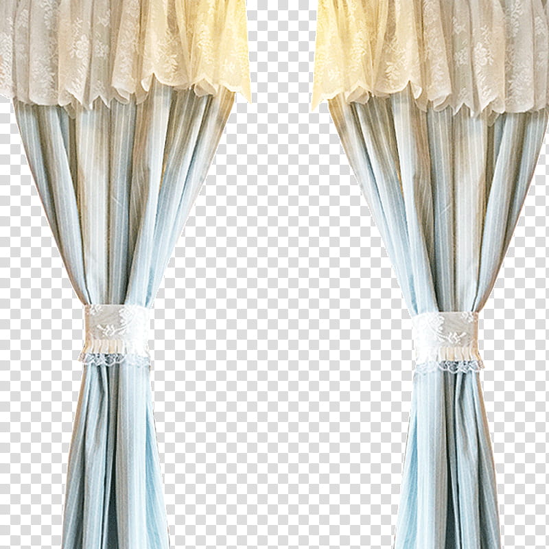 Light Blue, Curtain, Window, White, Lace, Door, Light, Drapery transparent background PNG clipart