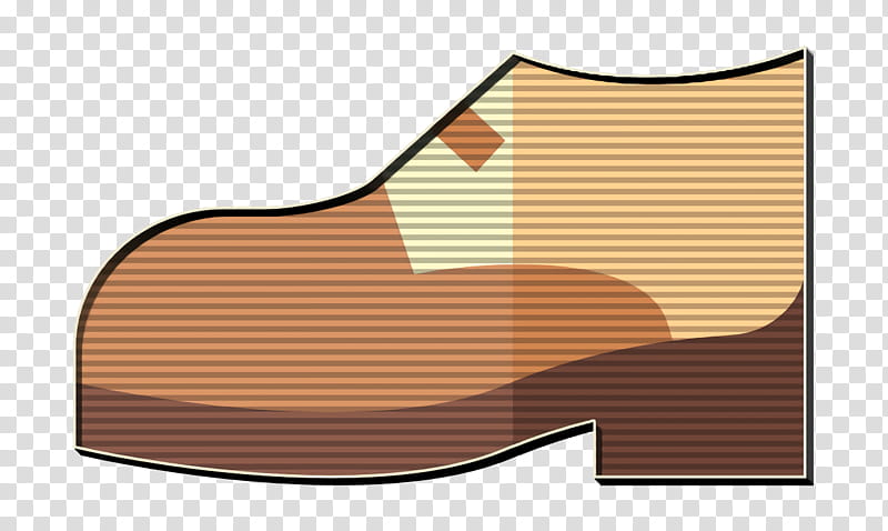 Clothes icon Shoe icon, Footwear, Brown, Line, Beige transparent background PNG clipart