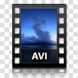 Video file type, AVI icon transparent background PNG clipart