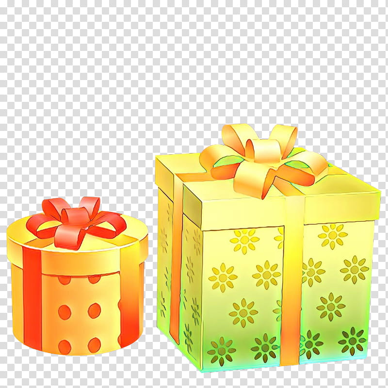 Gift Box Ribbon, Yellow, Present, Gift Wrapping transparent background PNG clipart