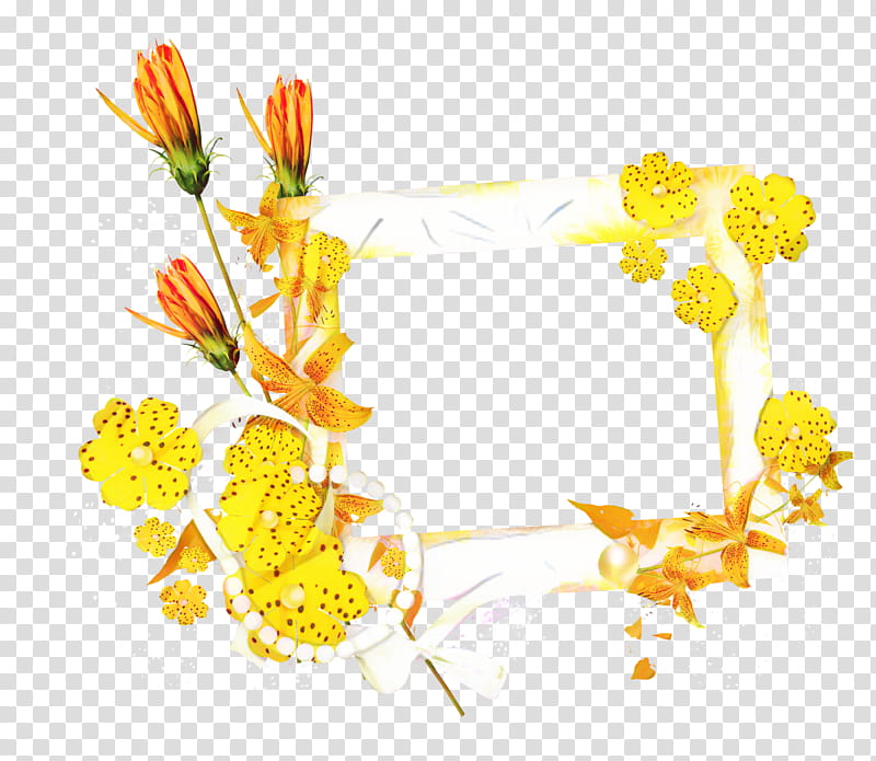 Flowers, Frames, Floral Design, Drawing, Yellow, Tableau, Cut Flowers, Text transparent background PNG clipart